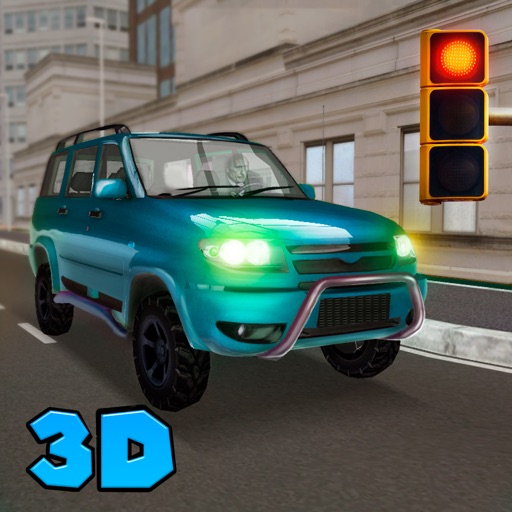 Russian UAZ Race: City Driving Simulator 3D Full iOS App