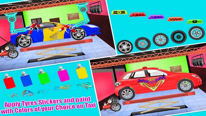 Taxi Mechanic  Repair Shop Games