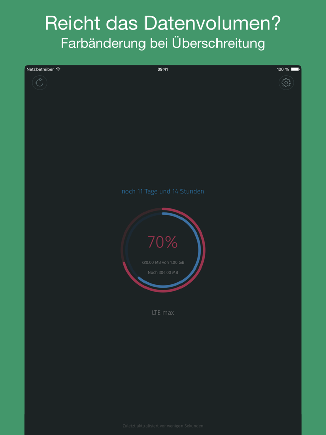 ‎MobileData - Datenverbrauch Screenshot