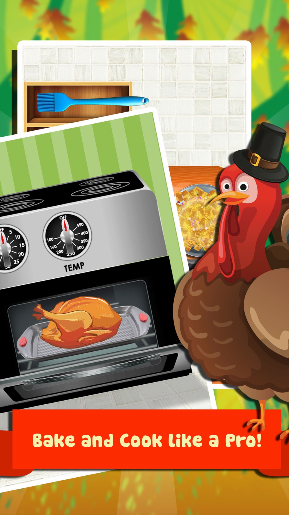Thanksgiving Dinner Food Maker Salon - fun lunch cooking & making games for kids 2 (boys & girls) hack tool