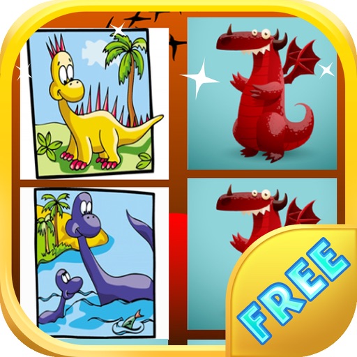 Dinosaurs Memory Game - Dino Cards Memory iOS App