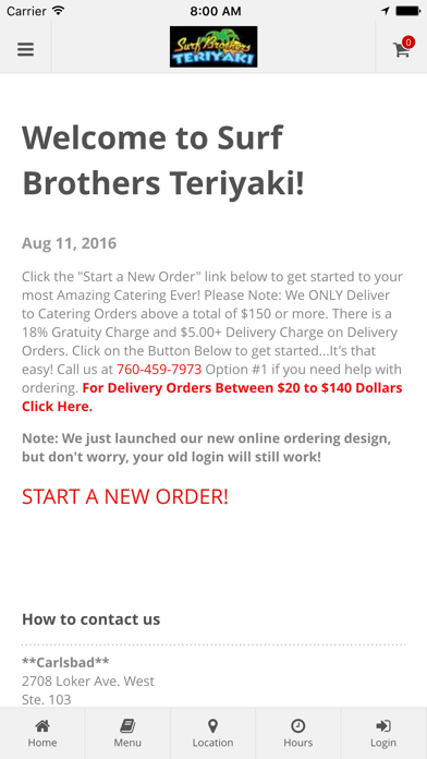 How to cancel & delete Surf Brothers Teriyaki from iphone & ipad 1