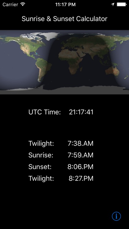 Sunrise & Sunset Calculator