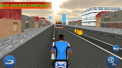 Bicycle In Traffic screenshot 2