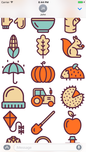 Fall Stickers - Autumn Emojis and Holiday Effects(圖2)-速報App