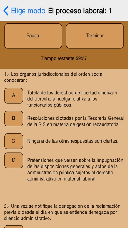 Justicia Test Examenes screenshot-4