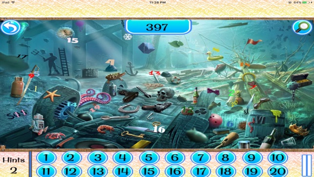 Free Hidden Object Games:Seaside Hidden Numbers(圖4)-速報App