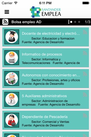 Santander emplea screenshot 2