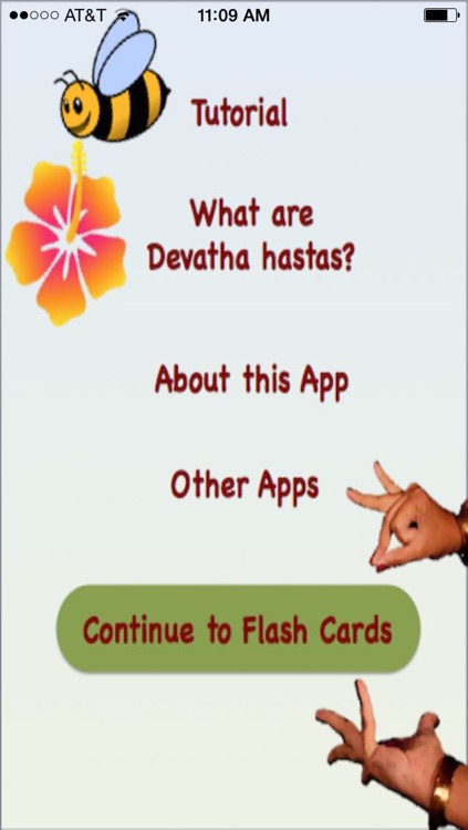 B-Natyam Flash Cards - Devatha Hastas