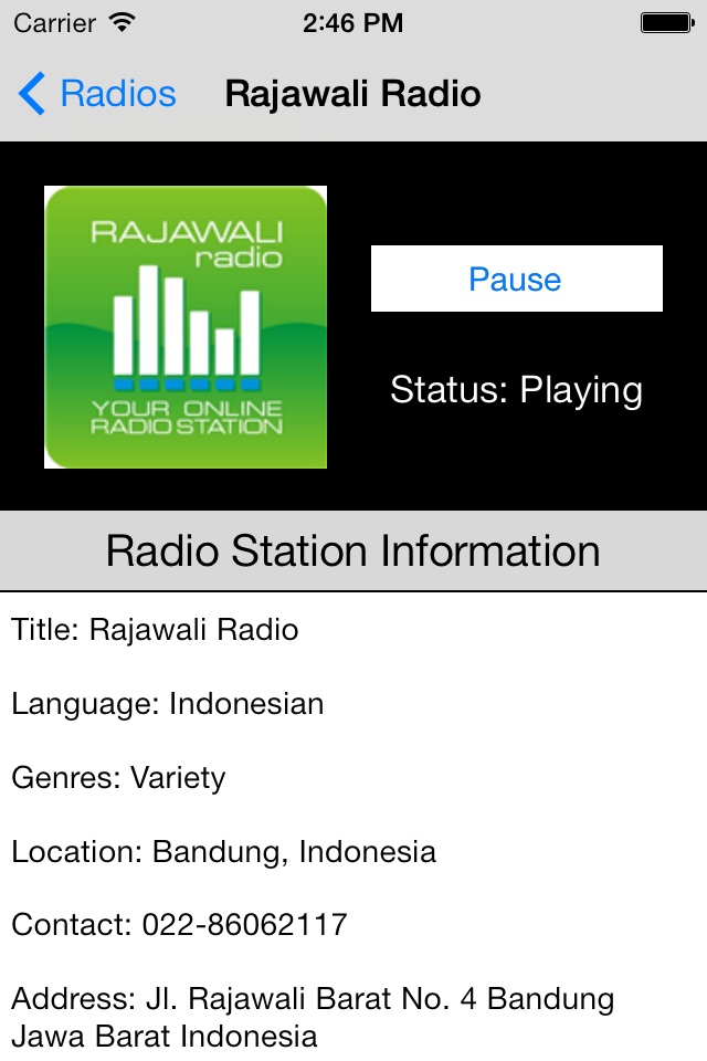 Indonesia Radio Live Player (Bahasa Indonesian / Malay / Jakarta) screenshot 3
