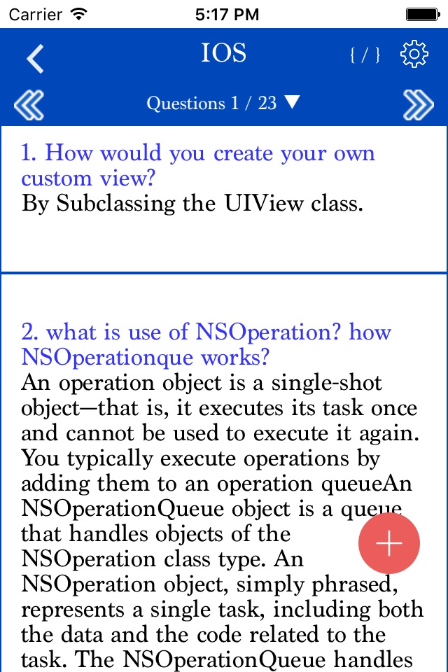 Cocoa Touch Interview Questions screenshot 2