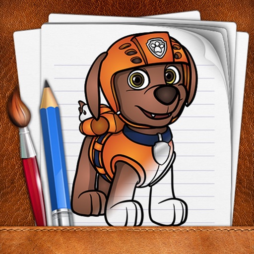 Draw and Paint PAW Patrol edition iOS App