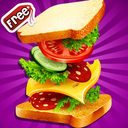 Sandwich Maker– Fast food cooking games for kids