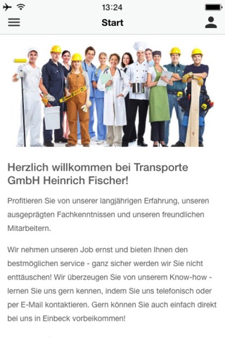 Transporte GmbH H. Fischer screenshot 2