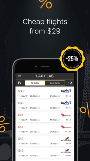 Great Flight Deals, Cheap Flights & Best Airfare(圖4)-速報App