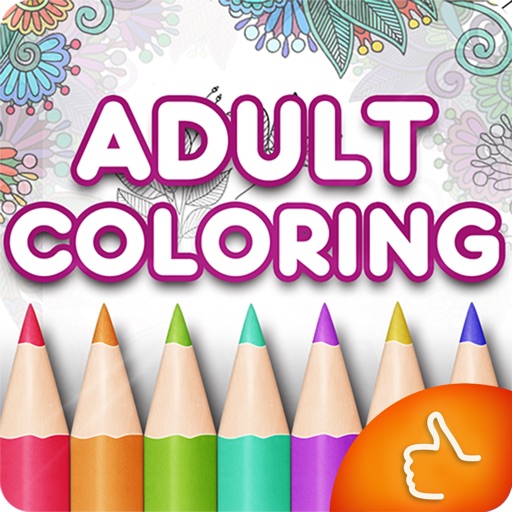 Adult Coloring Book - Free for Girls Icon