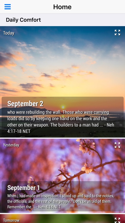 God's Comfort - Bible Devotional