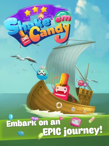 Shake Em Candy - Match 3 adventure in a world of sugar, sweets & swordfish (recommended puzzle game) screenshot 4