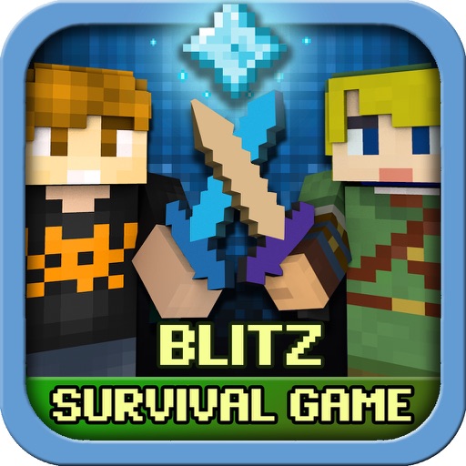 Blitz Survival Games - Multiplayer Pixel Master Mini Games iOS App