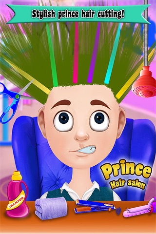 Prince Hair Salon: Hair salon games for girls screenshot 4