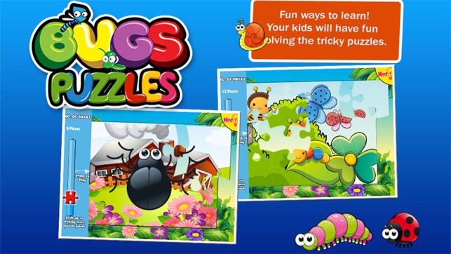 Bugs Puzzles: Jigsaw for Kids(圖2)-速報App