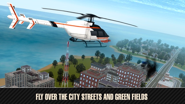 Emergency Fire Helicopter Simulator 3D Full(圖2)-速報App