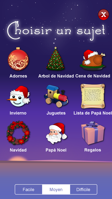 Noël - Recherche de Mot (Espagnol)Capture d'écran de 3