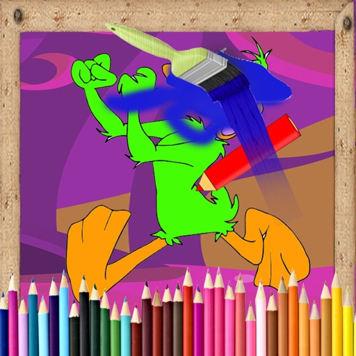 Coloring For Kids Game Daffy Duck Version iOS App