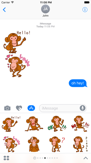 Monkey Business Stickers(圖1)-速報App