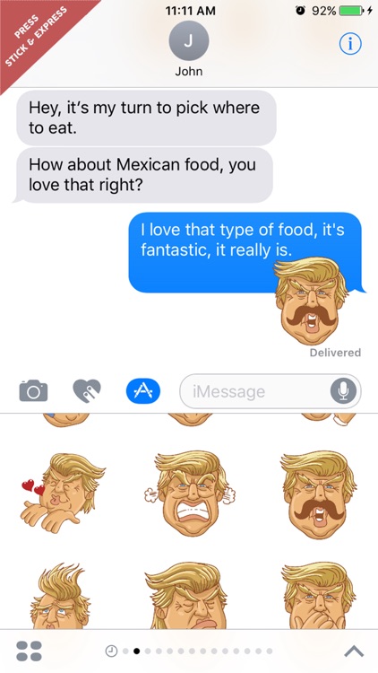 The President Stickers - Trump