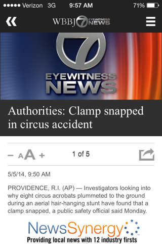 WBBJ 7 Eyewitness News screenshot 2