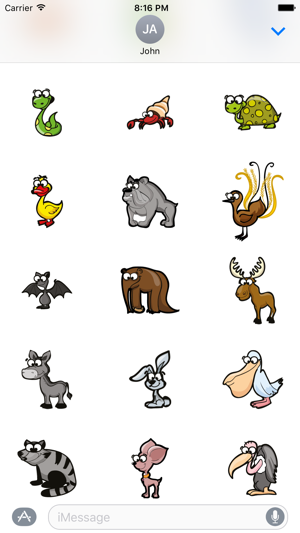 Funny Animal Stickers(圖2)-速報App