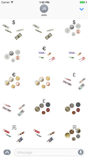 Money Drop Stickers - animated stickers(圖2)-速報App