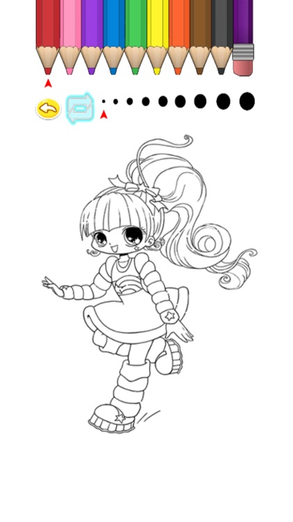 Kids Coloring Book - Nagisa