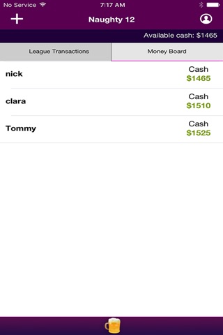 Fantasy Cash Tracker screenshot 2