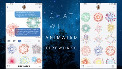 How to cancel & delete Animated Fireworks Sticker App from iphone & ipad 3