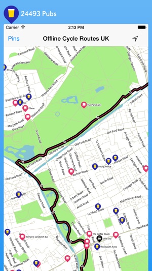 Offline Cycle Routes UK - Maps(圖3)-速報App