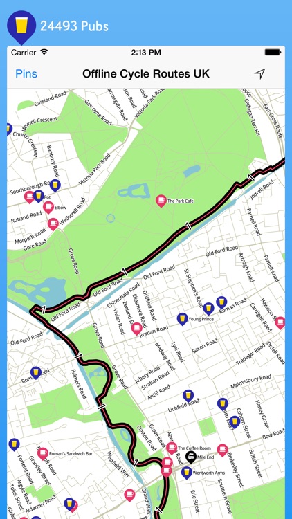 Offline Cycle Routes UK - Maps