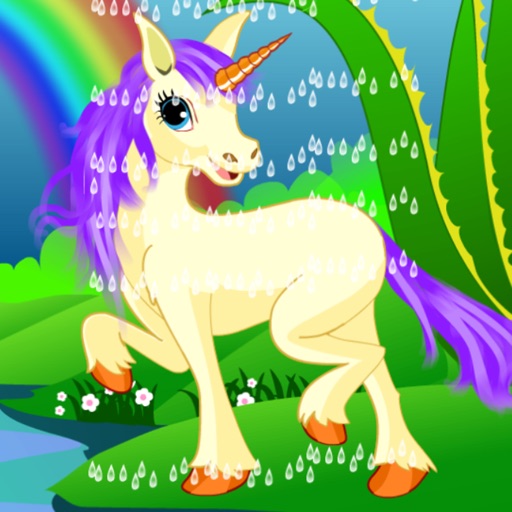 Rainbow pony-welcome to the magic world icon