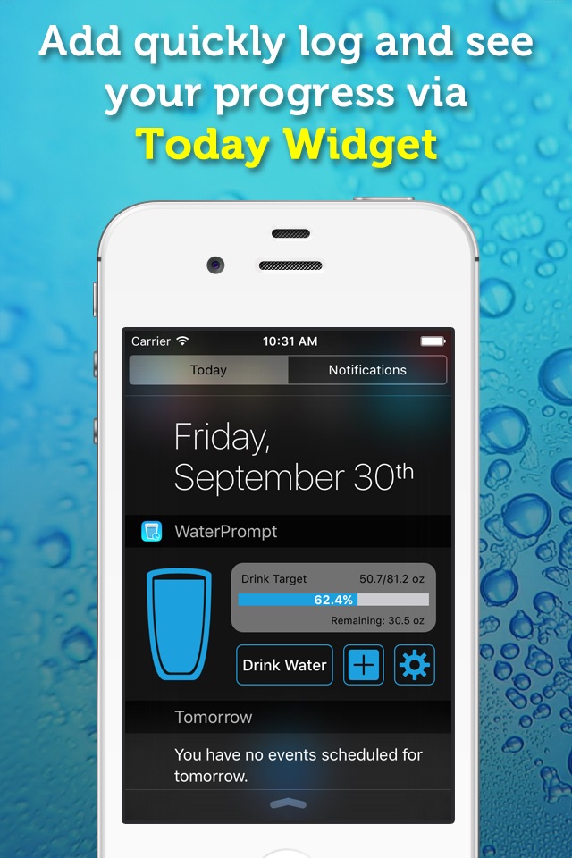 WaterPrompt - Water Intake Tracker & Reminders screenshot 3
