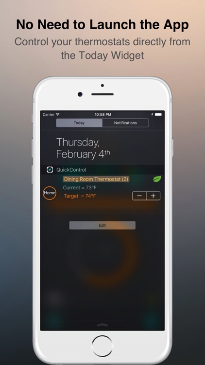 QuickControl: for Nest Learning Thermostat® screenshot-0
