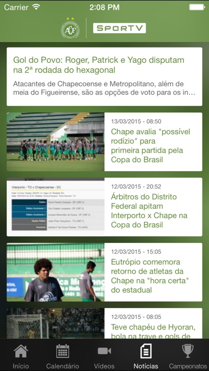 Chapecoense SporTV screenshot-3