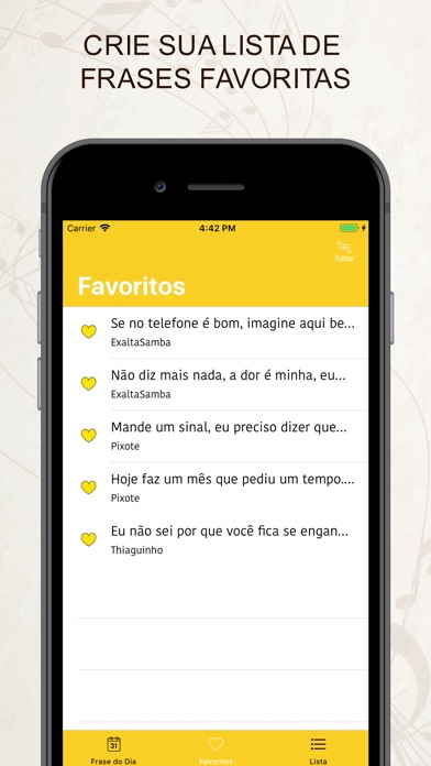 Frase do Dia - Samba e Pagode screenshot 2