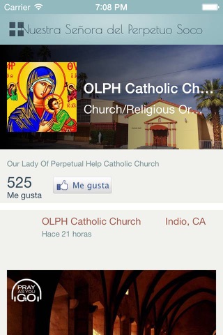 Iglesia Católica Nuestra Señora del Perpetuo Socorro, Indio, CA screenshot 2