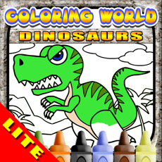 Activities of Coloring World: It's Dinosaurs (Lite)! - My Free Dino Fingerpaint Book for Kids