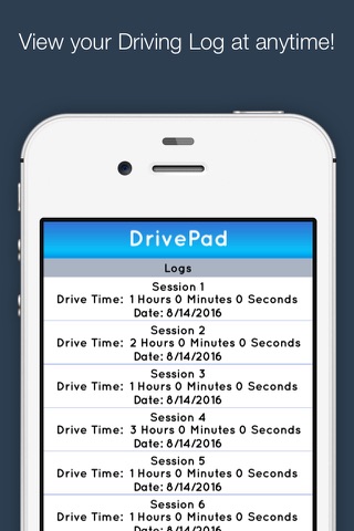 DrivePad Teen Driving Log screenshot 4