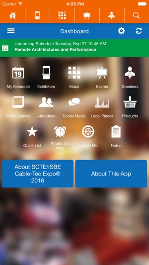 SCTE/ISBE Cable-Tec Expo® 2016(圖2)-速報App