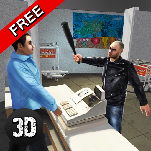 Vegas Supermarket Gangster Escape 3D Icon