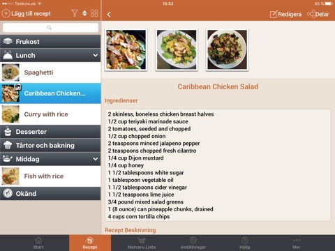 Recepino 2 - The Easy Recipe Cookbook Manager screenshot 2