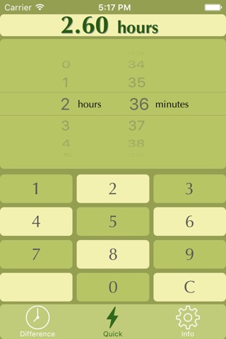 Decimal Time Difference Calculator screenshot 2
